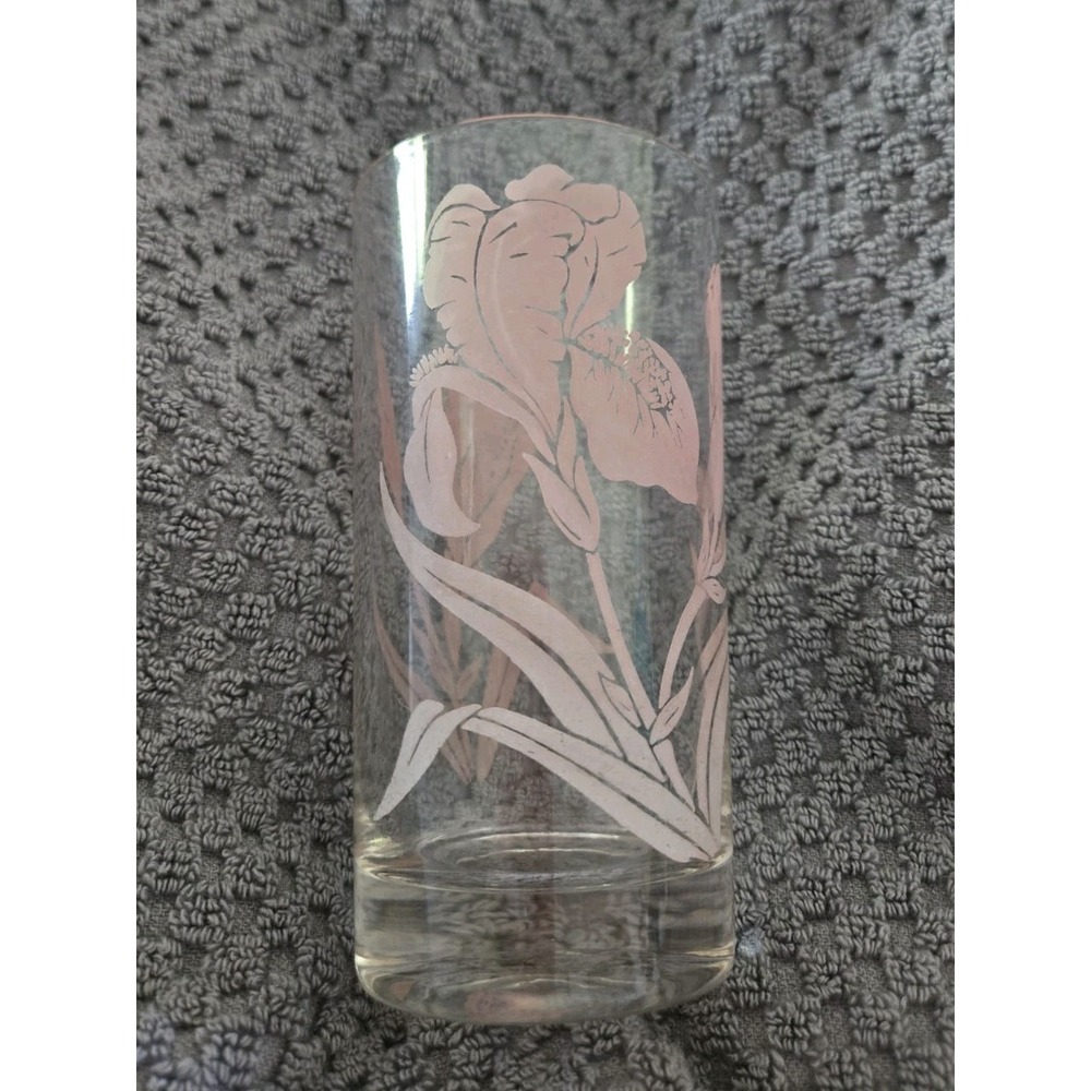 Libbey Pink Iris Juice Glass